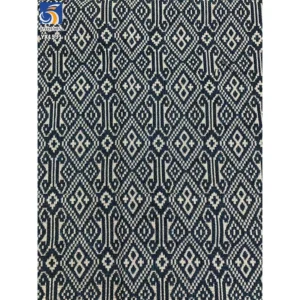 YX1531 Geometric Yarn Dyed Jacquard Fabric 70% Polyester 30% Cotton Woven Material for Dresses and Handbags