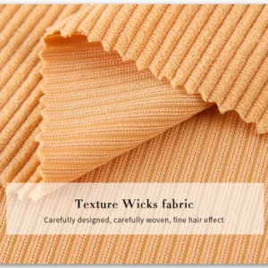 Guangzhou Supplier Wholesale Price Solid 300gsm Woven 8W Polyester Spandex Stretch Corduroy Fabric for Garment