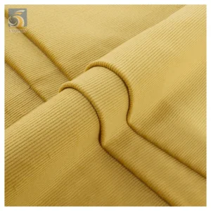 Guangzhou Stretch Corduroy Fabric Manufacturers 310gsm 16W Spandex Cotton Corduroy Fabric for Clothes