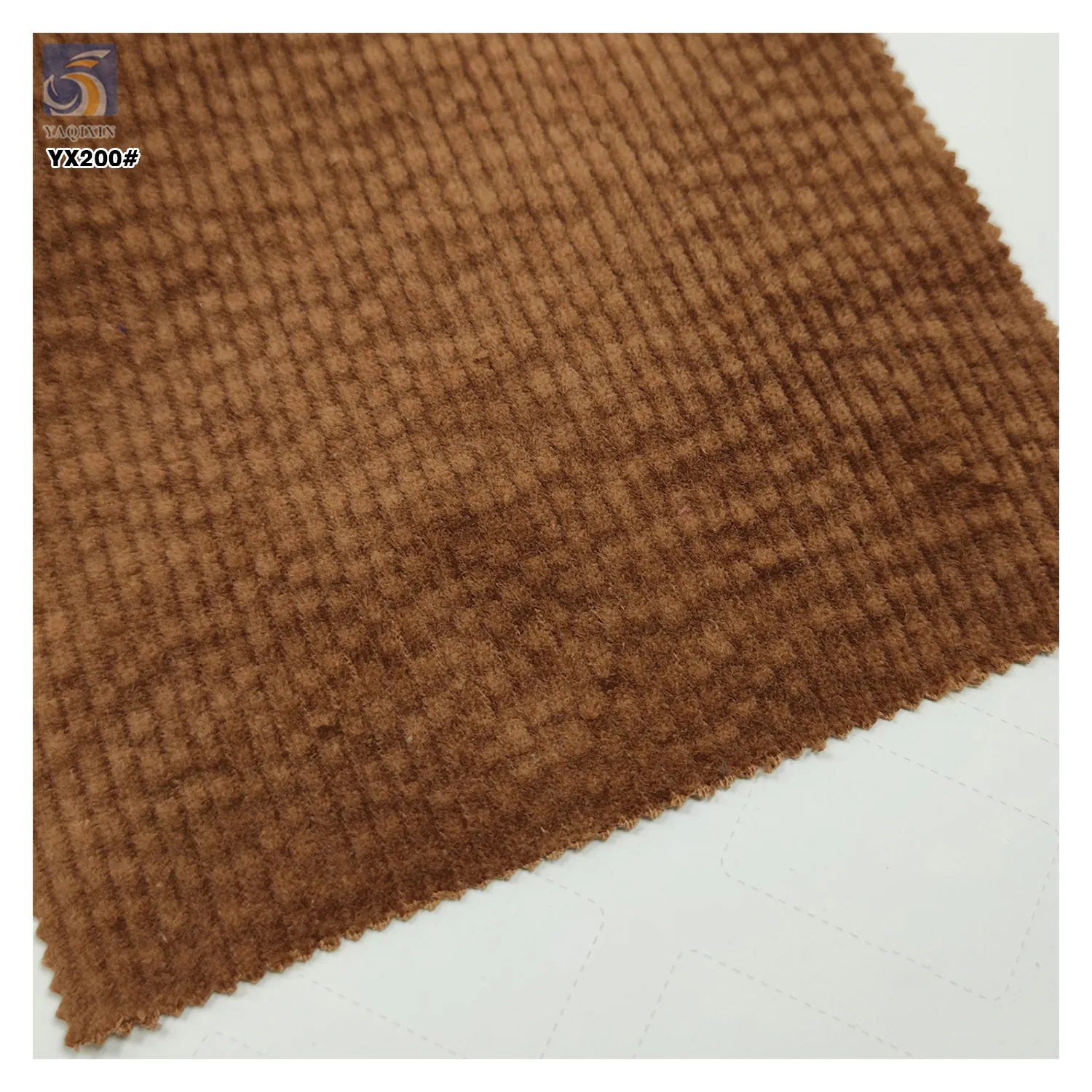 YX200 High Quality 330gsm Heavyweight Thick 8W Corduroy Fabric 97 Cotton 3 Spandex Stretch Corduroy Fabric