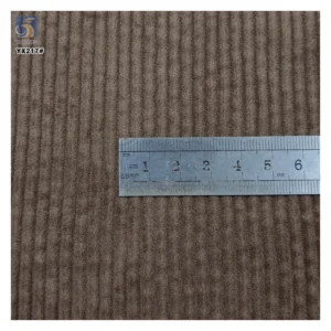 YX217 Chinese Factory Direct Sales Price 6 Wale 285gsm Woven Washed 100% Cotton Corduroy Fabric for Coat Pants