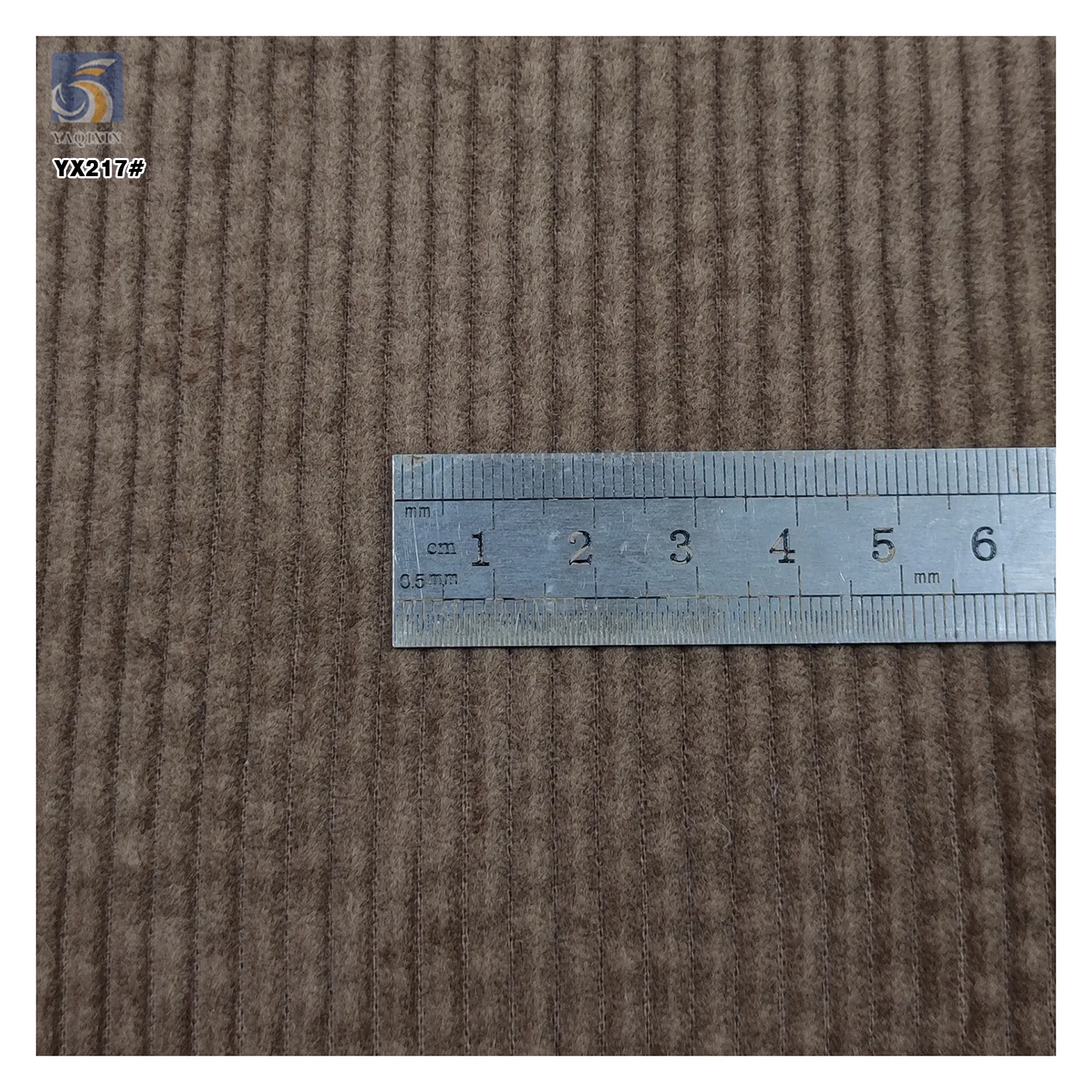 YX217 Chinese Factory Direct Sales Price 6 Wale 285gsm Woven Washed 100% Cotton Corduroy Fabric for Coat Pants