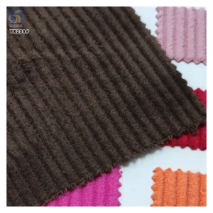 YX209 Cheap Prices 8 Wale 350gsm Heavy 100% Cotton Corduroy Fabric for Clothes Dress
