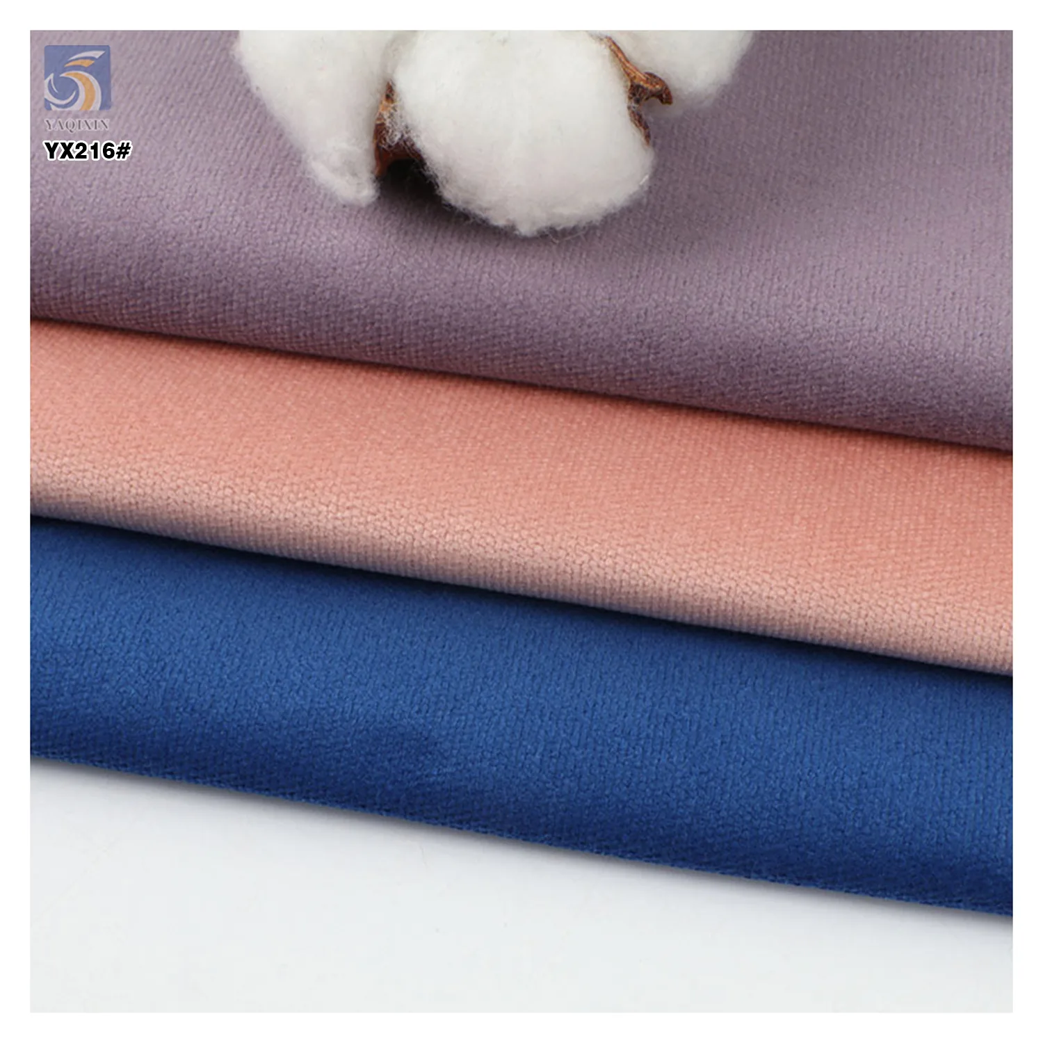YX216 Spring Eco-Friendly 170gsm 28 Wale High Quality Thin Pure Cotton Corduroy Cotton Fabrics for Kids