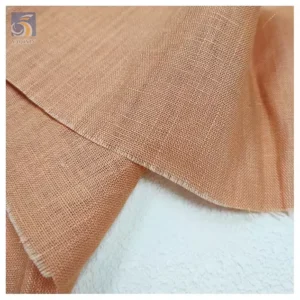 YX2377-1 Wholesale 120gsm Washed 100% Linen Fabric for Men Shirt