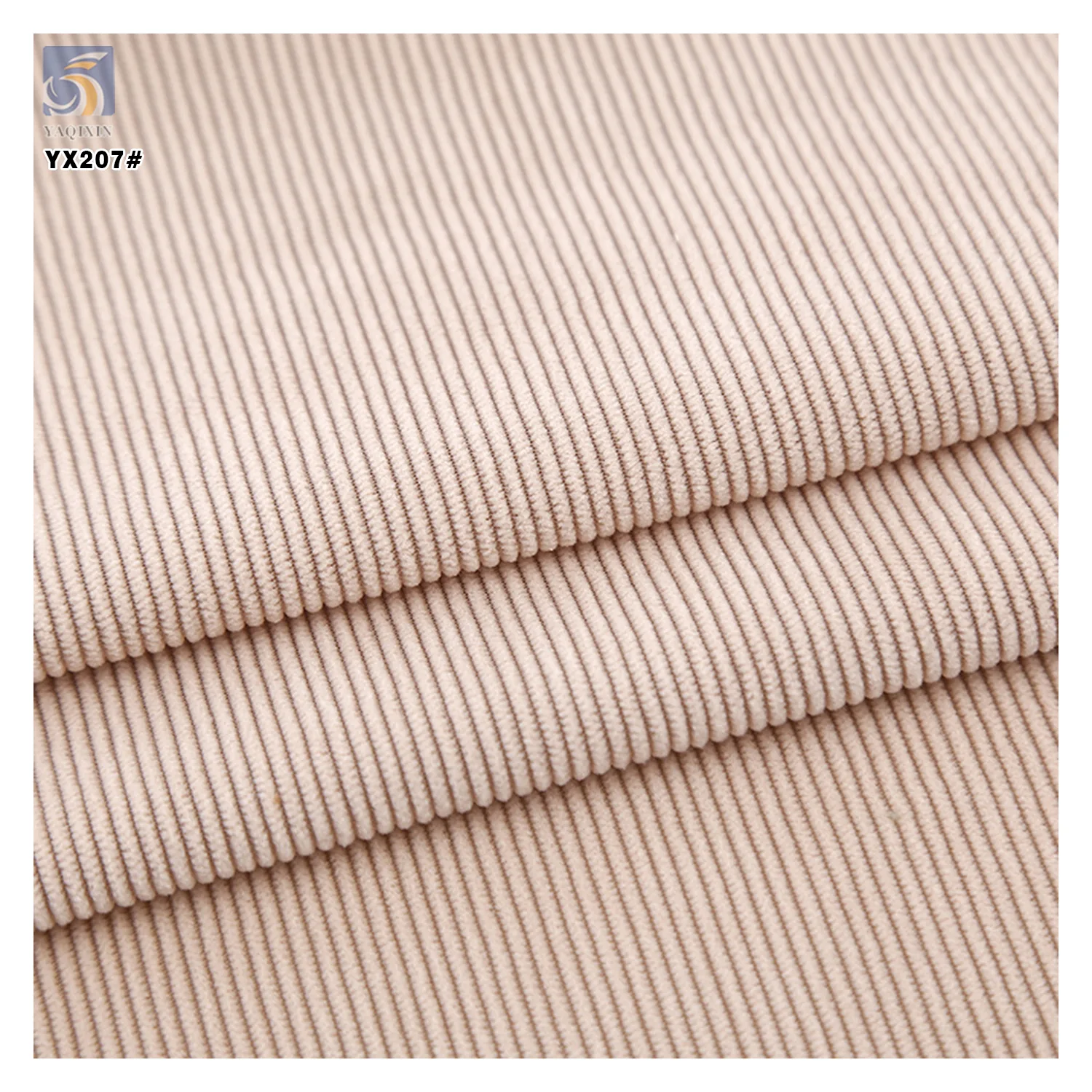 YX207 China Manufacturer 330gsm Heavyweight 12 Wale Stretch 97% Cotton 3% Elastane Corduroy Fabrics for Women Dresses