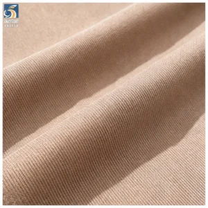 YX1454 220GSM High Twist Linen Look Soft Polyester Knit Fabric 1KG Approx 2.7M for Women's Dresses and Shirts