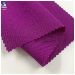 YX1454 220GSM High Twist Linen Look Soft Polyester Knit Fabric 1KG Approx 2.7M for Women's Dresses and Shirts