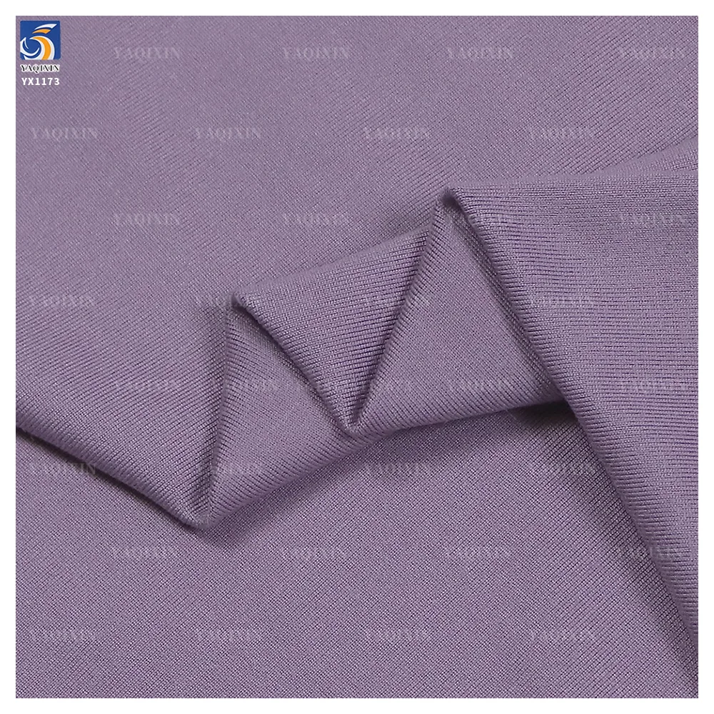 YX1173 210gsm Quick-Drying Breathable Knit Cooling T Shirt Fabric 85 Polyester 15 Spandex Stretch Polo Fabric for Womens