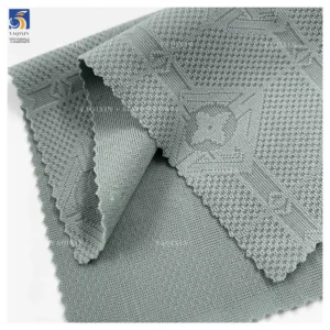 YX1324 175g 78 Nylon 22 Spandex Luxury Fashion Jacquard T Shirts Fabric China Wholesale Stretch Jacquard Knit Fabric for
