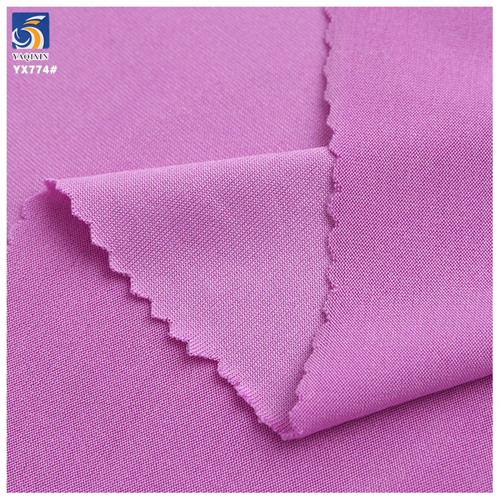 YX774 Wholesale 170cm Width 140gsm Milk Silk Solid 95 Polyester 5 Spandex Stretch Knit Fabric Sales by 1kg 4.2m