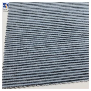 YX1328 85% Nylon 15% Spandex Casual Style Nylon and Spandex Knit Three-color Striped Fabric High-Elastic Sportswear