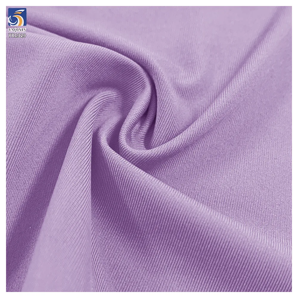 YX1329 165gsm Breathable Wear T-Shirt Yoga Fitness Sports Clothing Fabric 88% Nylon 12% Spandex Stretch Knit Yoga Fabric