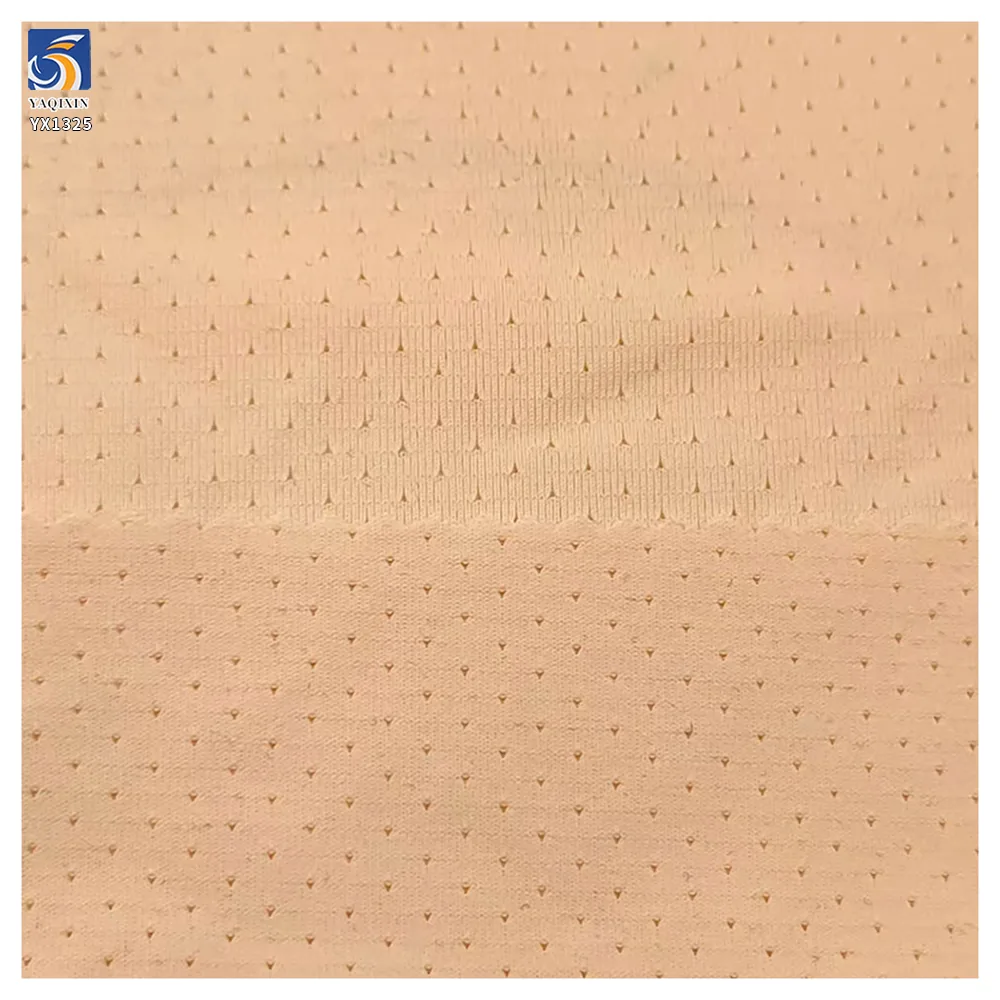 YX1325 165g 88% Nylon 12% Spandex Sports T-Shirt Fabric China Wholesale Nylon/Spandex Stretch Knit Bird Eye Fabric