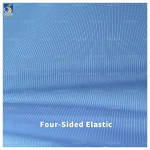 YX1177 250gsm 85 Polyester 15 Spandex Spring Men's Vest Sports T-Shirt Knitted Jacquard Fabric Elastic