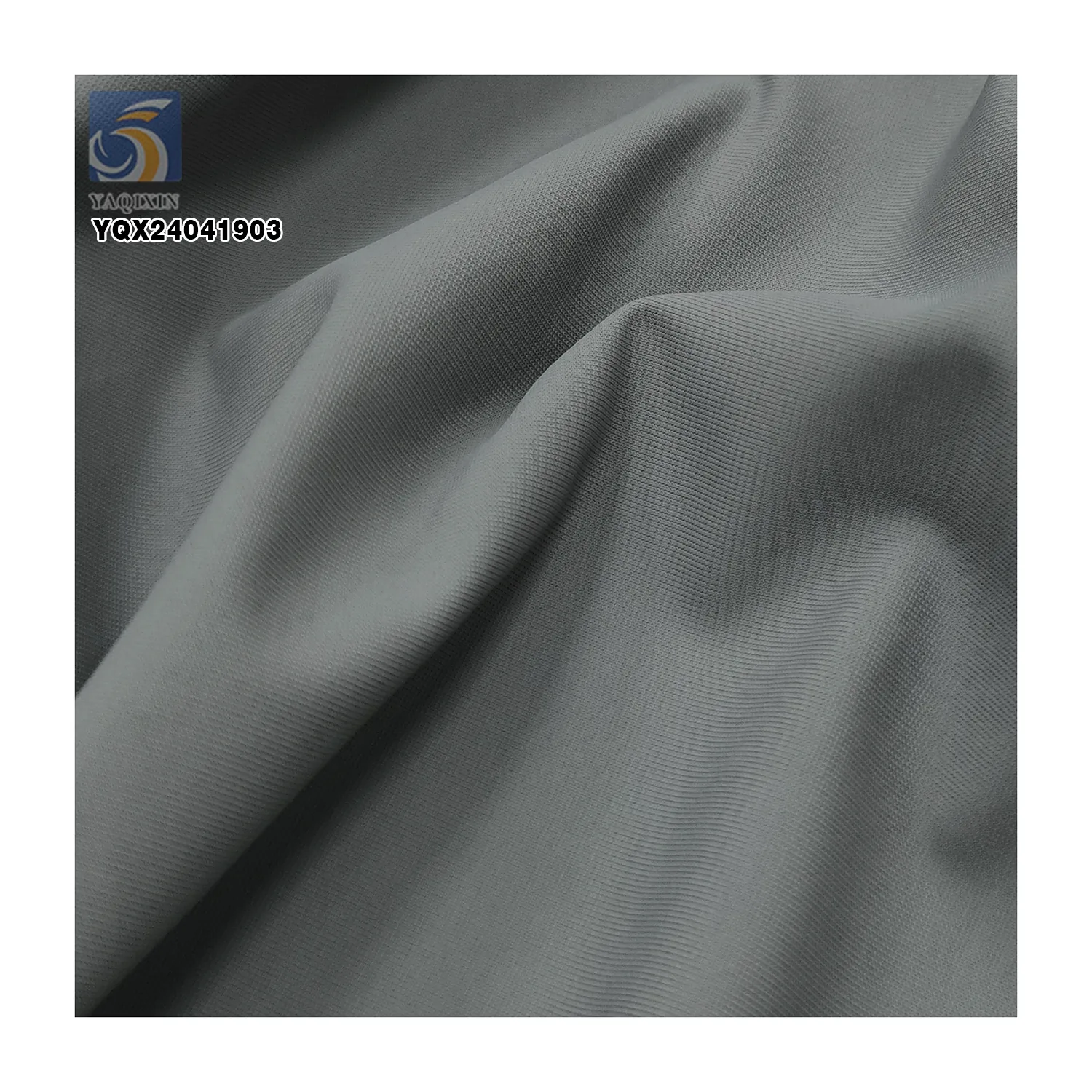 A2295-1 76% Nylon 24% Spandex Ice Silk 150gsm Quick Drying Ribbed Knit Fabric Four-Way Stretch Nylon Spandex Fabric