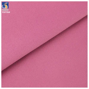 YX775 92 Polyester 8 Spandex 210gsm Soft Knitted Double-Sided Brushed Four-Way Stretch Knitted Fabric