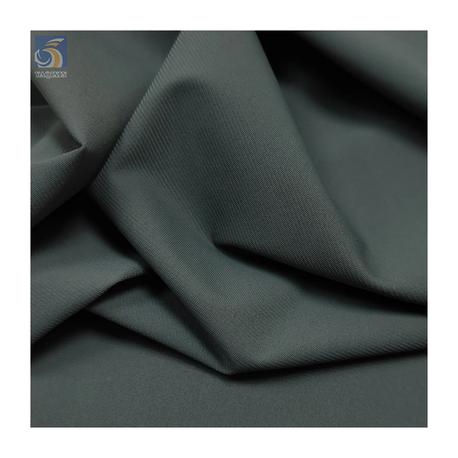 A2294 76% Nylon 24% Spandex 160gsm Strips Ribbed Knit Yoga Sportswear Fabric High Elastic Nylon Spandex Quick-Drying Fabric
