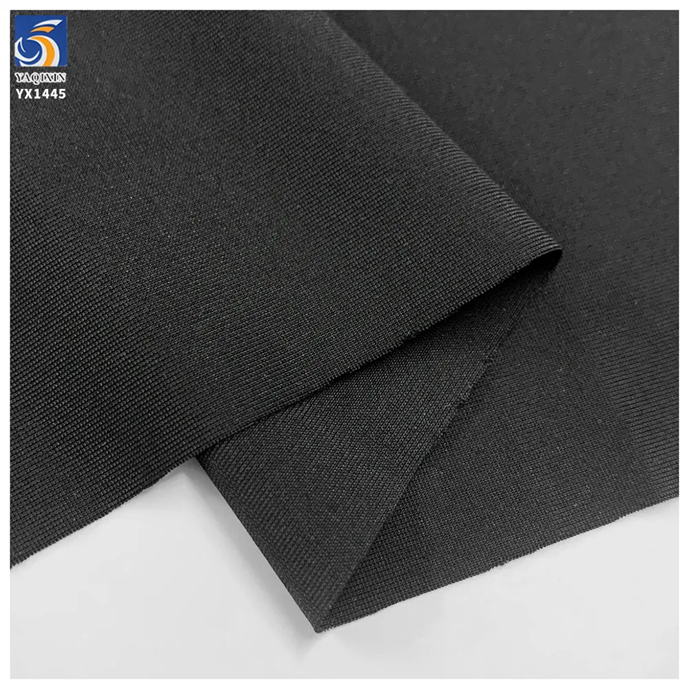 YX1445 76% Nylon 24% Spandex High Stretch Rib Knit Fabric Quick Dry Breathable Sportswear Fabric