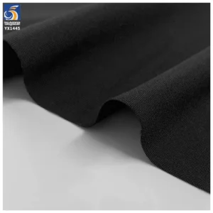 YX1445 76% Nylon 24% Spandex High Stretch Rib Knit Fabric Quick Dry Breathable Sportswear Fabric