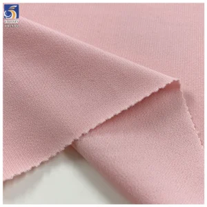 YX1448 200GSM Linen Look 94% Polyester 6% Spandex Knit Jersey Fabric 1KG Approx 2.9M for Wide Leg Pants and Dresses