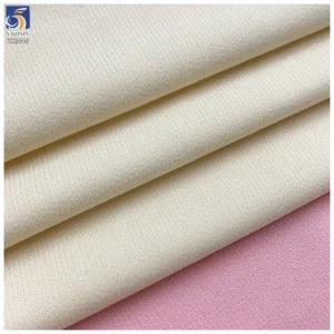 YX1448 200GSM Linen Look 94% Polyester 6% Spandex Knit Jersey Fabric 1KG Approx 2.9M for Wide Leg Pants and Dresses
