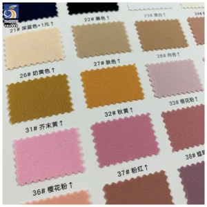 YX1448 200GSM Linen Look 94% Polyester 6% Spandex Knit Jersey Fabric 1KG Approx 2.9M for Wide Leg Pants and Dresses