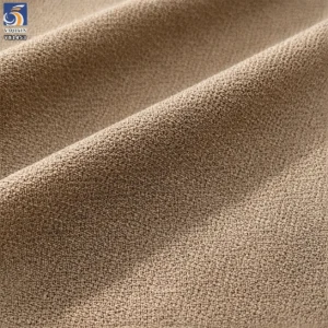 YX1453 Irregular Textured Stretch Knit Fabric 200GSM Polyester Spandex Twisted Slub Material for Dresses and Pants