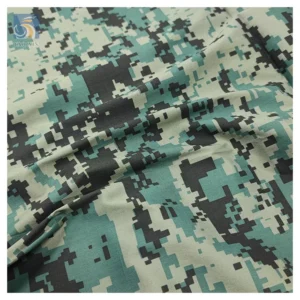 Custom Outdoor Uniform Desert Digital Pattern Camouflage Fabric Stretch Polyester Cotton Twill Camouflage Fabric