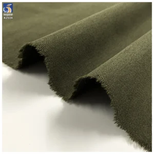 A2504 Custom 200D Washed Style Denim Fabric 225gsm Cotton Lyocell Polyester 180cm Jacket Pants Denim Look Fabric Textile