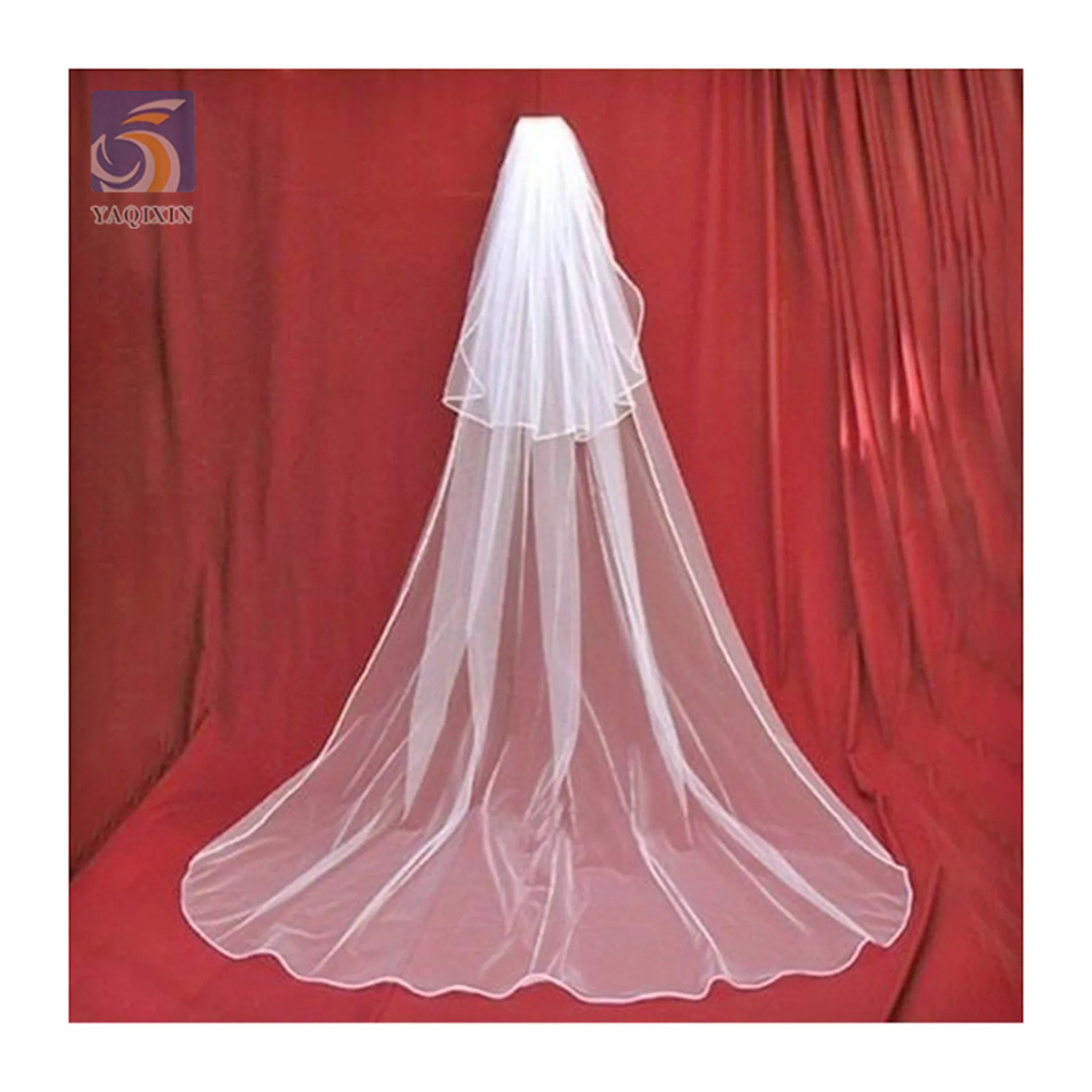 YX2731 ACN Flat Roll American Mesh Tulle Fabric for Wedding 3m Width Polyester Pure White Soft Tulle Fabric