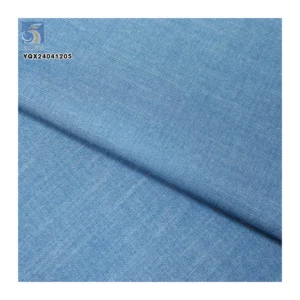 High Quality 32*32 3oz 65% Cotton 33% Polyester 2% Elastane Material Denim Fabric Plain Woven Stretch Denim Fabric