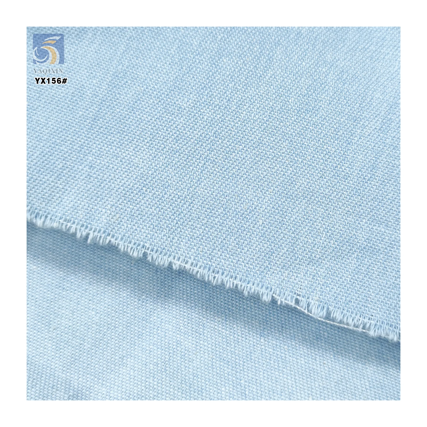 YX156 Good Quality Price 16*16 Washed Dyed Blue 100% Cotton 6 oz Denim Fabric for Jeans Pants