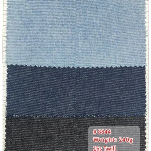 Chinese Manufacturers Custom Material Color Denim Fabric Price Per Meter Pure Cotton Twill Denim Fabric