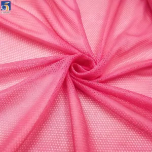YDM006 Wholesale 50D Polyester Warp Knitting Breathable Sports Mesh Fabric for Summer Clothing Sportswear Fabric