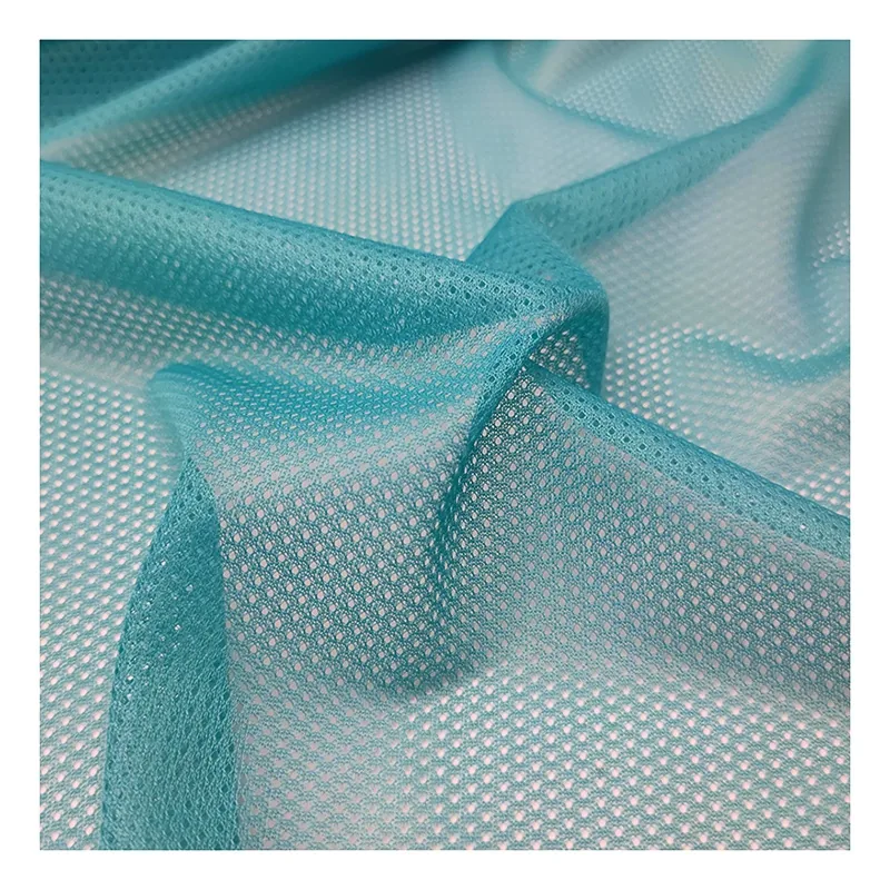 YDM006 Wholesale 50D Polyester Warp Knitting Breathable Sports Mesh Fabric for Summer Clothing Sportswear Fabric