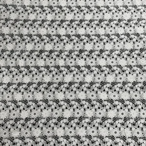 YX1163 2026 Water-Soluble Embroidered Flowers 5 Yards of 3D Lace Fabric White Nigerian Wedding Style African Laces Fabric