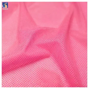 YDM004 High Quality 75D 100%Polyester Knit Mesh Fabric Basketball Sports Mesh Vest Fabric