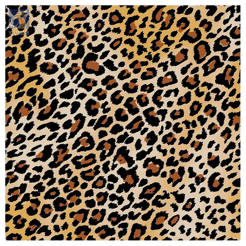 YX2419 America Hot Nylon Spandex Knitted 4 Way Stretch Fabric Sexy Stretch Leopard Print Fabric for Swimsuit Lingerie