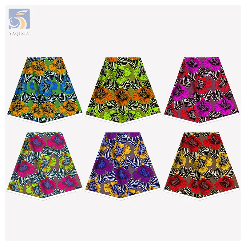 China Manufacturer Custom 100% Polyester Pacific Island Design Fabric Dress Retro Print Your Own Designs on Fabric