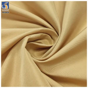 YX540 Wholesale Khaki Taffeta Fabric 100% Polyester 300T Pongee Lining Fabric Price Per Meter by Roll