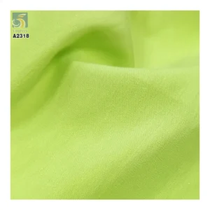 A2318 130gsm Washed 65 Cotton 35 Nylon Poplin Fabric High Quality Women's Shirts Wholesale Price Per Meter