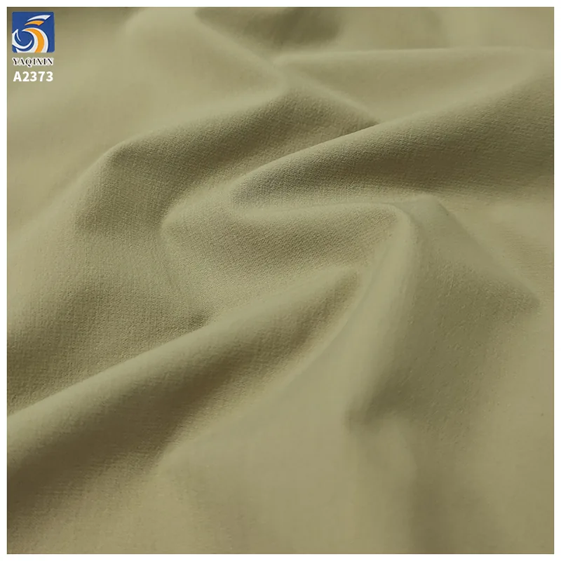 A2373 High Quality Plain 120gsm 95 Nylon 5 Spandex Fabric 4 Way Stretch Waterproof Fabric for Jackets and Trousers