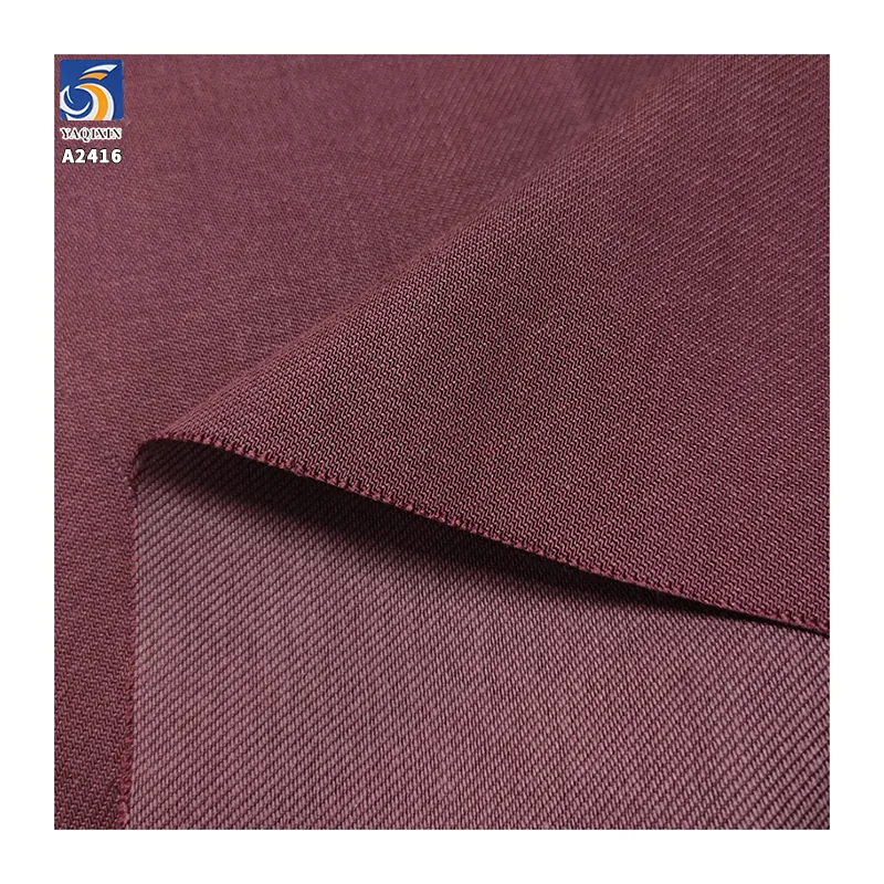 A2416 300g/m² 40% Cotton Blended Lyocell 10s Twill Cotton Fabric Heavyweight Shirt Wide-Leg Pants Fabric