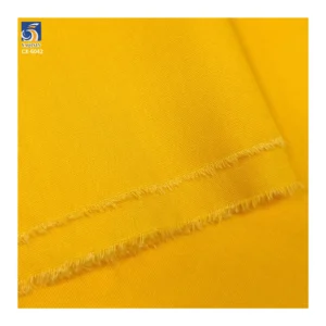 CX-6042 Wholesale Prices Solid Twill 60%Cotton 40%Polyester CVC Fabric for Workwear Uniform