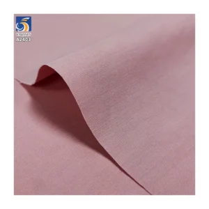 A2403 Hot Sale 170gsm Sand-Washed 40% Lyocell 60% Cotton Fabric Summer Cotton Poplin Shirt Dress Cotton Fabrics