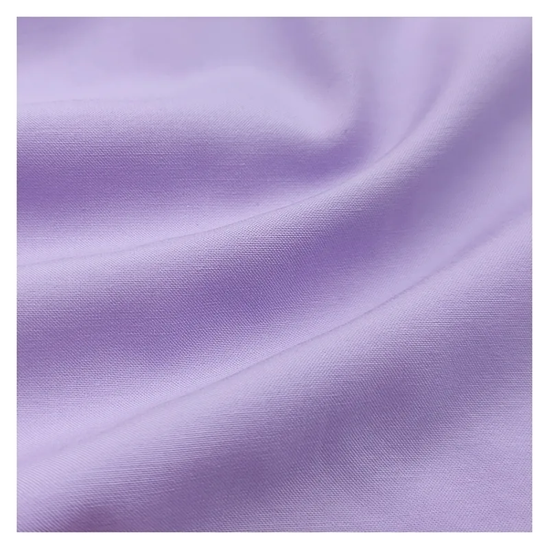 A2216 32S 150gsm White 60% Polyester Lyocell 40% Cotton Poplin Fabric Best Price by Per Meter