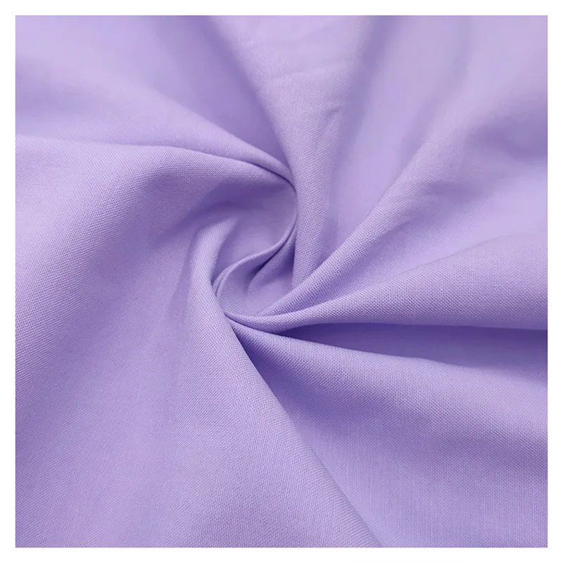 A2216 32S 150gsm White 60% Polyester Lyocell 40% Cotton Poplin Fabric Best Price by Per Meter
