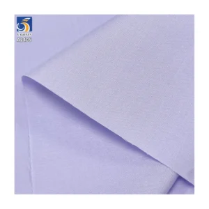 A2405 Plain 140gsm Spring and Summer Cool Cotton Casual Dress Shirt Fabric 60% Lyocell Polyester 40% Cotton Poplin Ice Fabric