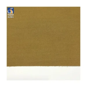 A2401 T400 130gsm Cavalry Twill Cotton Fabric Stretch Wash-Free Cotton Feel Anti-Wrinkle Polyester Cotton Khaki Twill Fabric